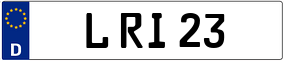 Truck License Plate